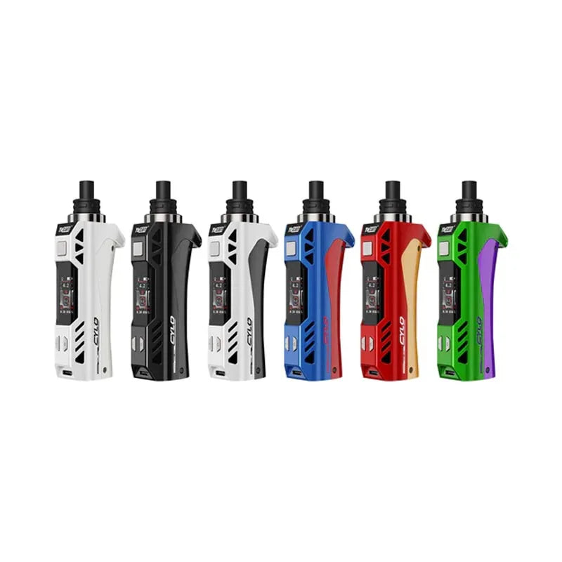 Nuovo Arrivla Portable Yocan Cylo Wax vaporizzatore Kit 1300mah batteria TFT Screen C4-DE Plus Ceramic Heating Coil E-sigarette Vape