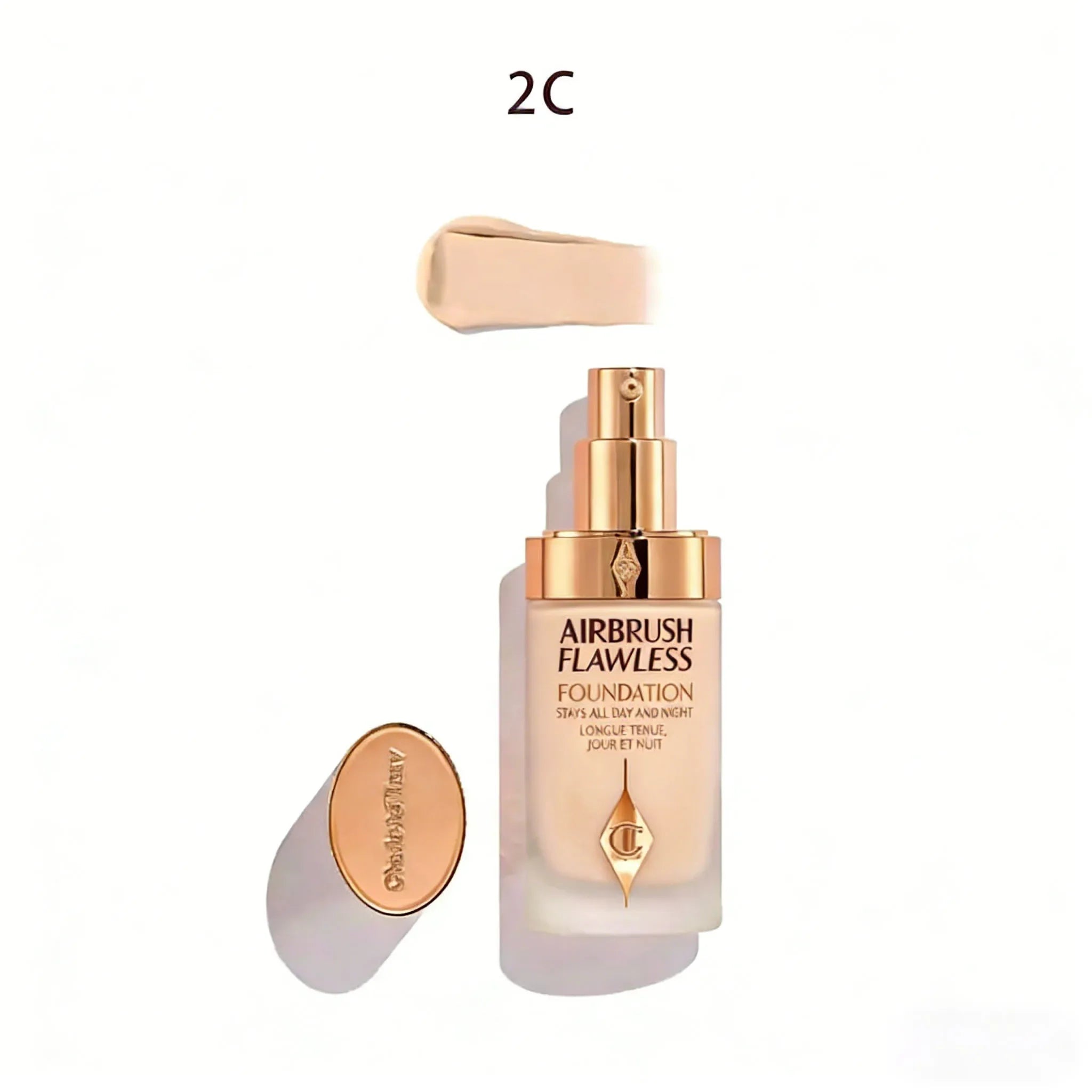 Fondotinta Liquido CT Texture Leggera e Acquosa, Correttore a Lunga Durata, Cuscinetto d'Aria in Polvere con Piccola Piastra Dorata, Spray Fissante per Trucco Quotidiano