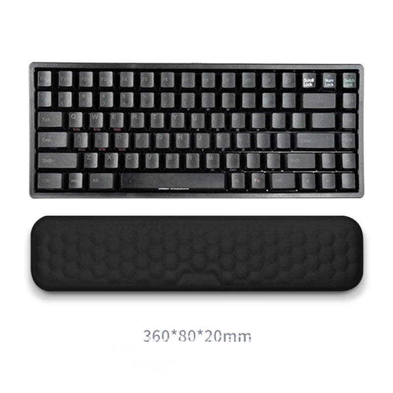 Poggiapolsi Memory Foam 2 In 1 Per Tastiera E Mouse Ergonomico