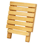 Tavolo Pieghevole Da Esterno In Legno Giallo Chiaro Piccolo