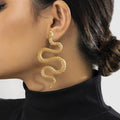 Orecchini a forma di serpente di Halloween sexy ed esagerati d'avanguardia per le donne Gioielli rock per ragazza di tendenza personalizzata gotica di moda
