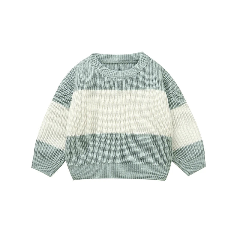Neonati maschi Maglioni Vestiti Autunno Inverno Lavorato a maglia Infantile Pullover unisex Girocollo Maniche lunghe Maglieria per bambini Top 1-3 anni