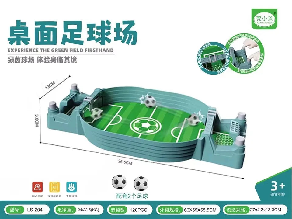 Tavolo da calcio caldo per feste in famiglia Gioco da tavolo da calcio Giocattoli da calcio interattivi da tavolo Bambini Ragazzi Sport Gioco portatile all'aperto Regalo
