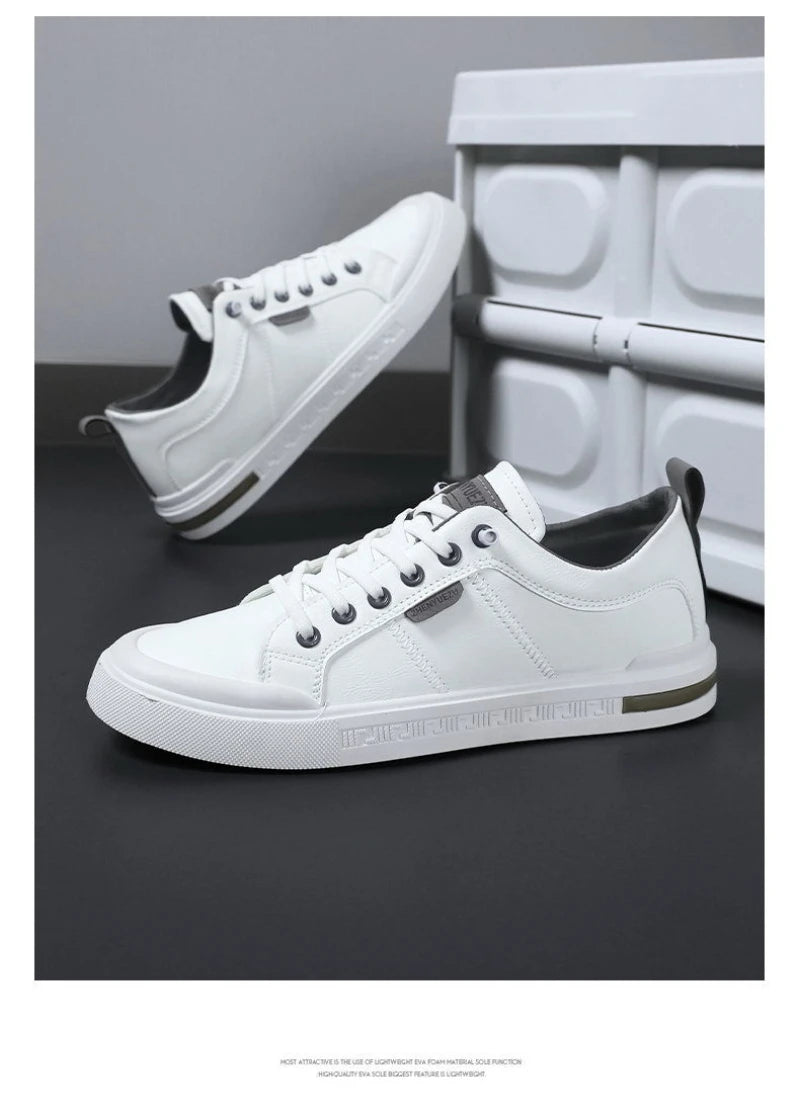 Nuove Sneakers Casual da Uomo a Profilo Basso, Stile Coreano, Versatili, Comode, Leggere, con Suola Morbida e Piattaforma per l'Uso Quotidiano