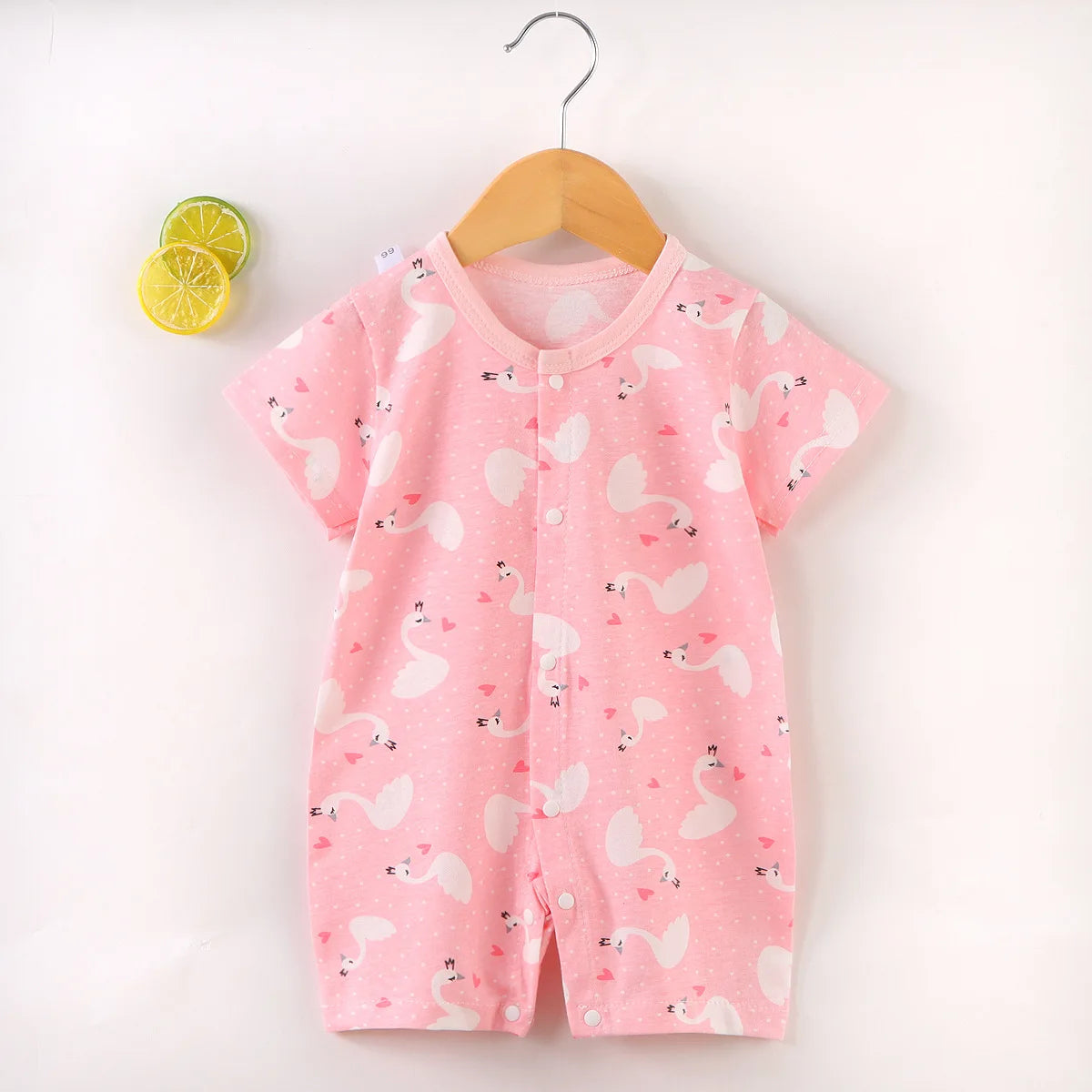 Tutine Neonato 2026 Nuove in Cotone Puro Estive per Bambini e Bambine, Pagliaccetti a Maniche Corte Sottili con Bretelle, Abbigliamento per Neonati