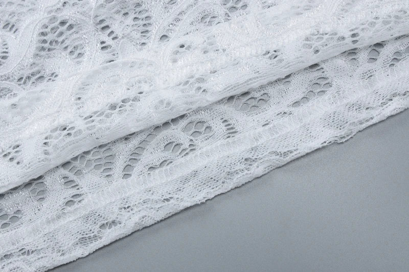 Hugcitar Maglia con stampa floreale Scollo a V Manica lunga svasata Abito lungo trasparente sexy Primavera Abiti moda donna Vacanza al mare Club