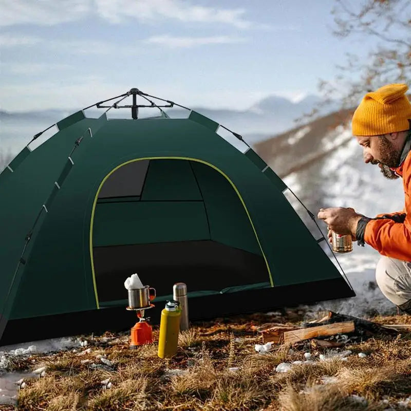 Tenda Pop Up 1-2 Persone Impermeabile Leggera E Veloce Per Campeggio