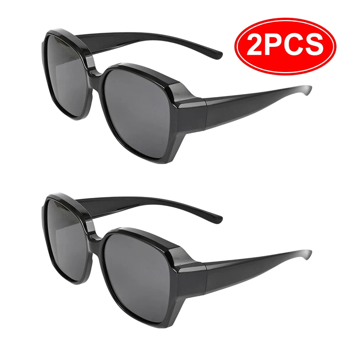 1/2/3PC Sunglasses Fit Over Glasses Polarized for Men Women, Wrap-Around Glasses UV400 Protection for Driving and Outdoor T01