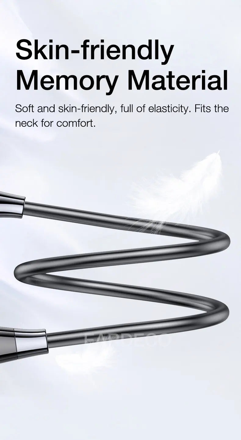 EARDECO 100 ore Endurance cuffie Wireless Bass In-ear Bluetooth cuffie auricolari musica Sport auricolare con microfono Stereo