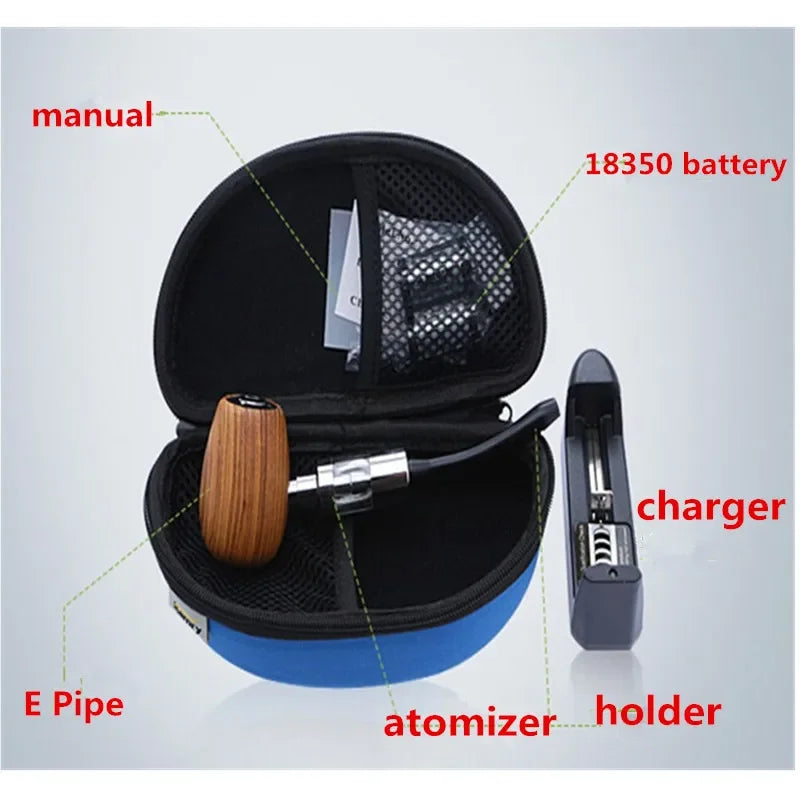 Kit sigaretta elettronica K1000 E Pipe Vape Capacità 3,5 ml Doppie bobine Fumatori Riutilizzabili VS E Pipe 618 K1000 Plus Ricaricabile