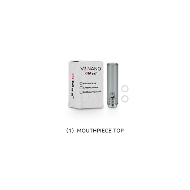 Nuovo Arrivo XMAX V3 Nano Kit Vaporizzatore per Erbe Secche con Batteria Integrata da 1000mAh, Riscaldamento Ibrido, Bocchino in Vetro, Penna Vape TC, Sigarette Elettroniche
