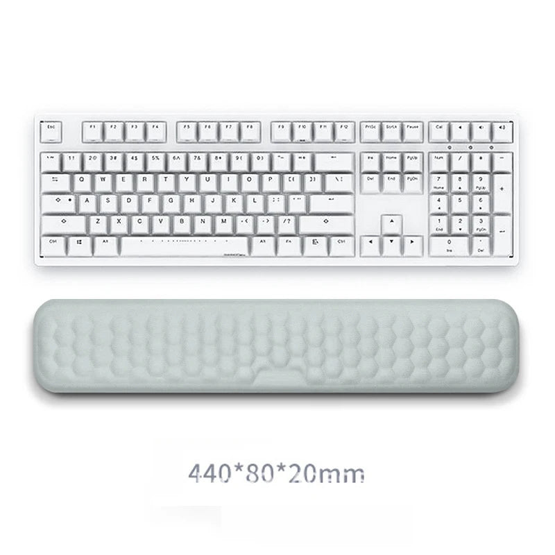 Poggiapolsi Memory Foam 2 In 1 Per Tastiera E Mouse Ergonomico