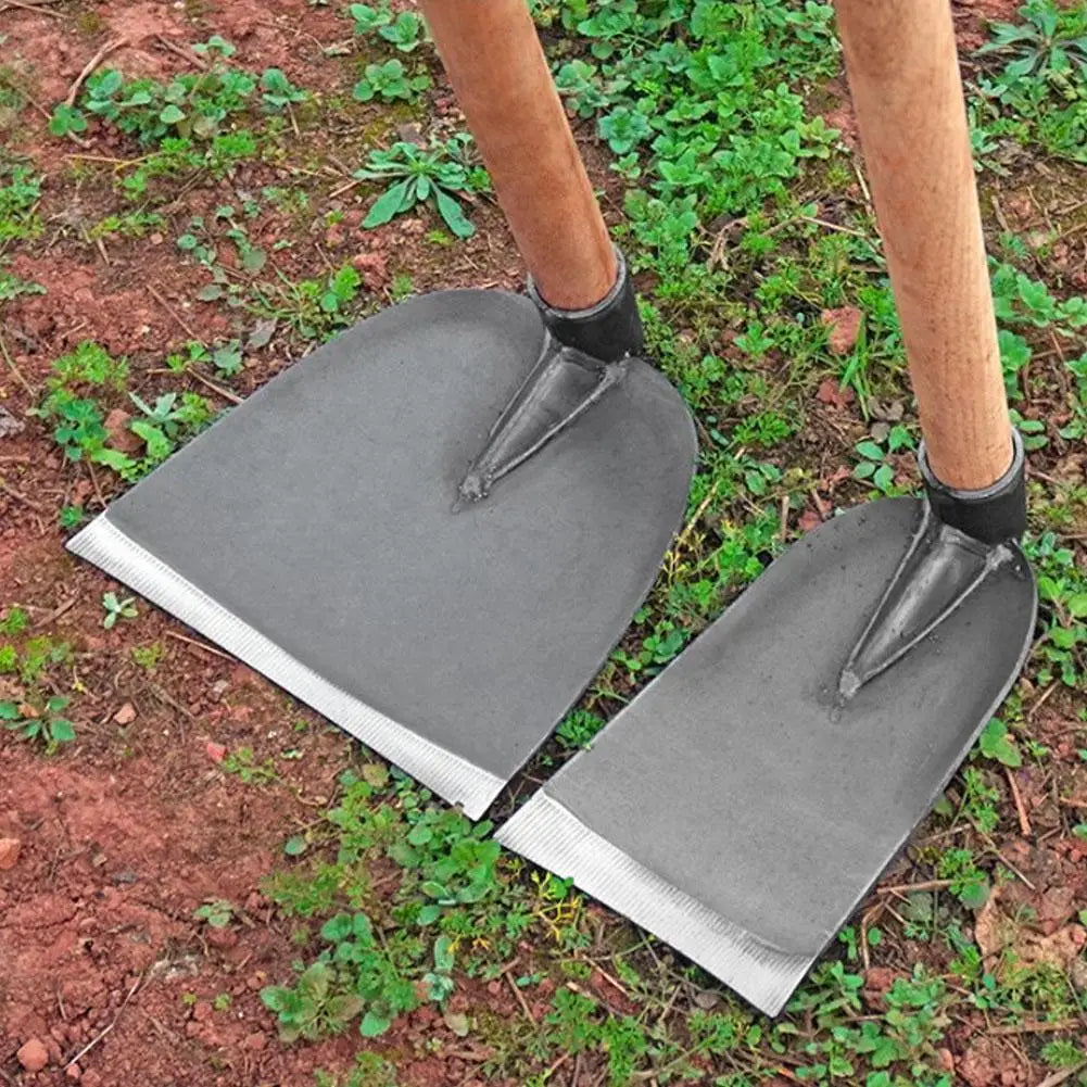 Zappa da giardino Attrezzi agricoli per uso domestico all'aperto Forgiatura Zappa da diserbo per scavare il terreno Piantare verdure Fiori