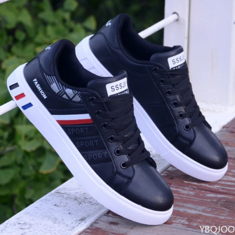 Scarpe da uomo casual sportive di grandi dimensioni per primavera e autunno, nuove, di tendenza, versatili, con fondo piatto, modello 2025