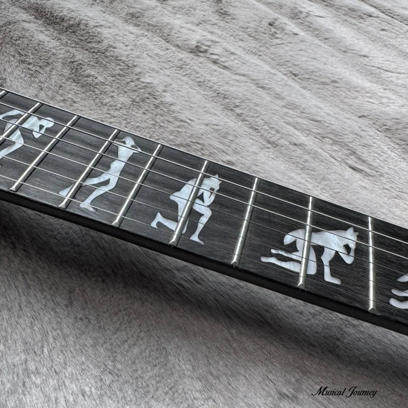 Chitarra Elettrica a 7 Corde Werewolf |   Chitarra Professionale per Performance Heavy Metal
