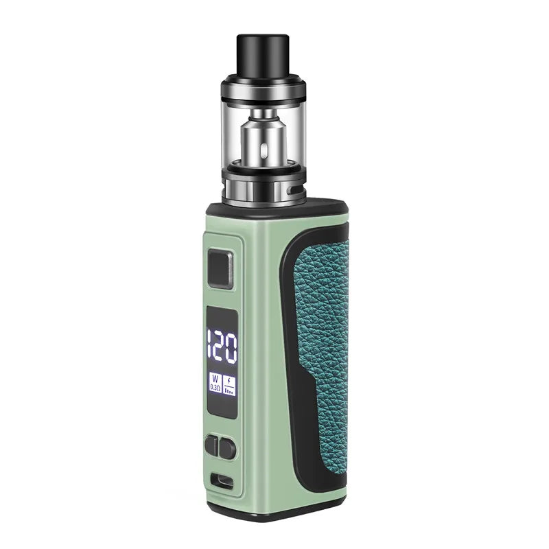 Smoke E5 Kit 120W Vape Box Mod con atomizzatore serbatoio Pod da 2.5ml 1800mAh batteria integrata schermo OLED sigaretta elettronica vaporizzatore penna Vape