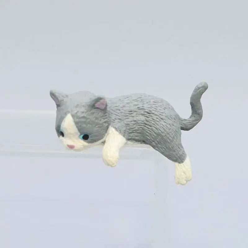Kawaii DIY Edge Cat Miniature Ornaments Kitten Figurines Simulation Resin Cat Cartoon Cat Car Interior Accessories Model Gifts