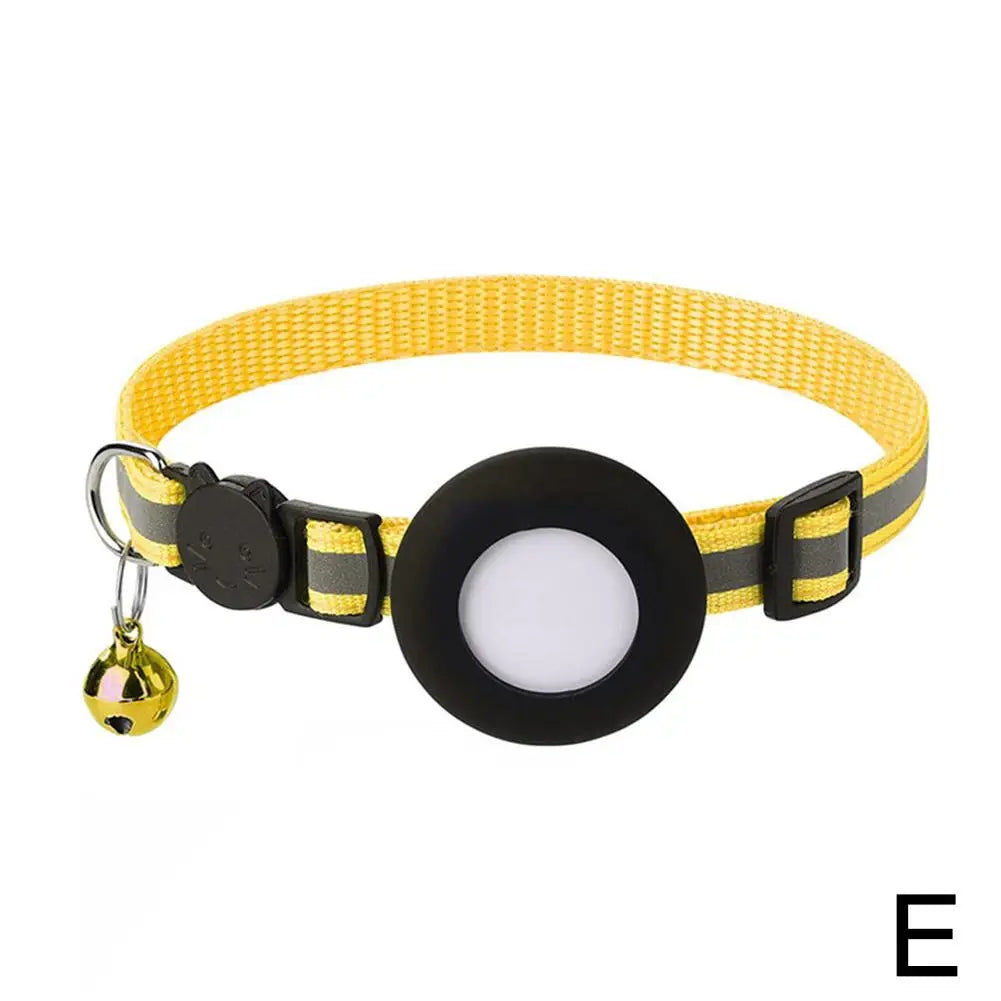 Air Tag Case Collar for Cats with Protective Case Tracker Anti Lost Positioning Reflective Dog Collars Pet Accessories