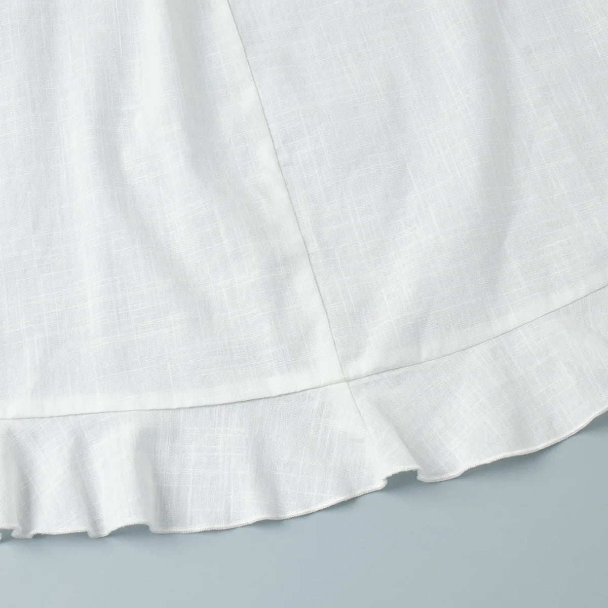 Abito chemisier casual da donna tinta unita con lacci, estivo, con risvolto, maniche lunghe, bottoni, mini abito plissettato, copricostume da spiaggia, outfit per vacanze 2026