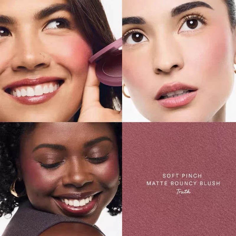 Set di blush Rare Beauty: Blush liquido effetto purè di patate, Blush in polvere che esalta il colore della pelle, con texture fine, facile da applicare e sfumare.