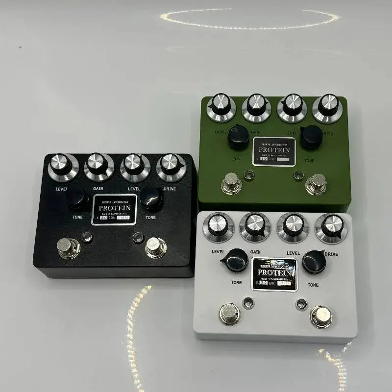 LY-ROCK BR0WNE PROTEIN Pedale distorsione overdrive per chitarra elettrica, clone originale