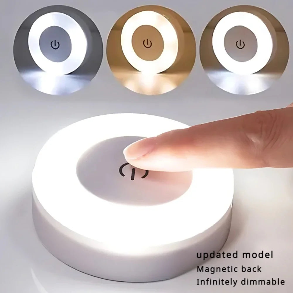 Luce notturna ricaricabile USB portatile a luce LED per illuminazione di soggiorno e camera da letto. Lampade Lampada Decorazioni per la casa Luci decorative