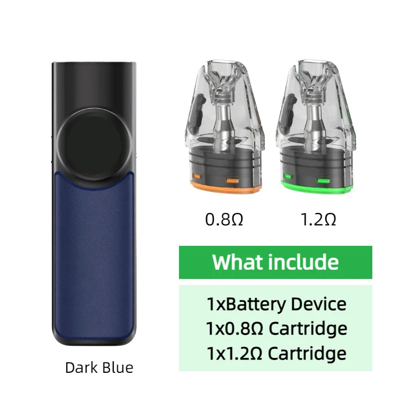 Dispositivo con Batteria per OXVA Xlim Pro 2 1300mAh/Nexlim 1500mAh con Kit Due Cartucce per Cartucce da 0.4/0.6/0.8/1.2ohm 2/3/4ml