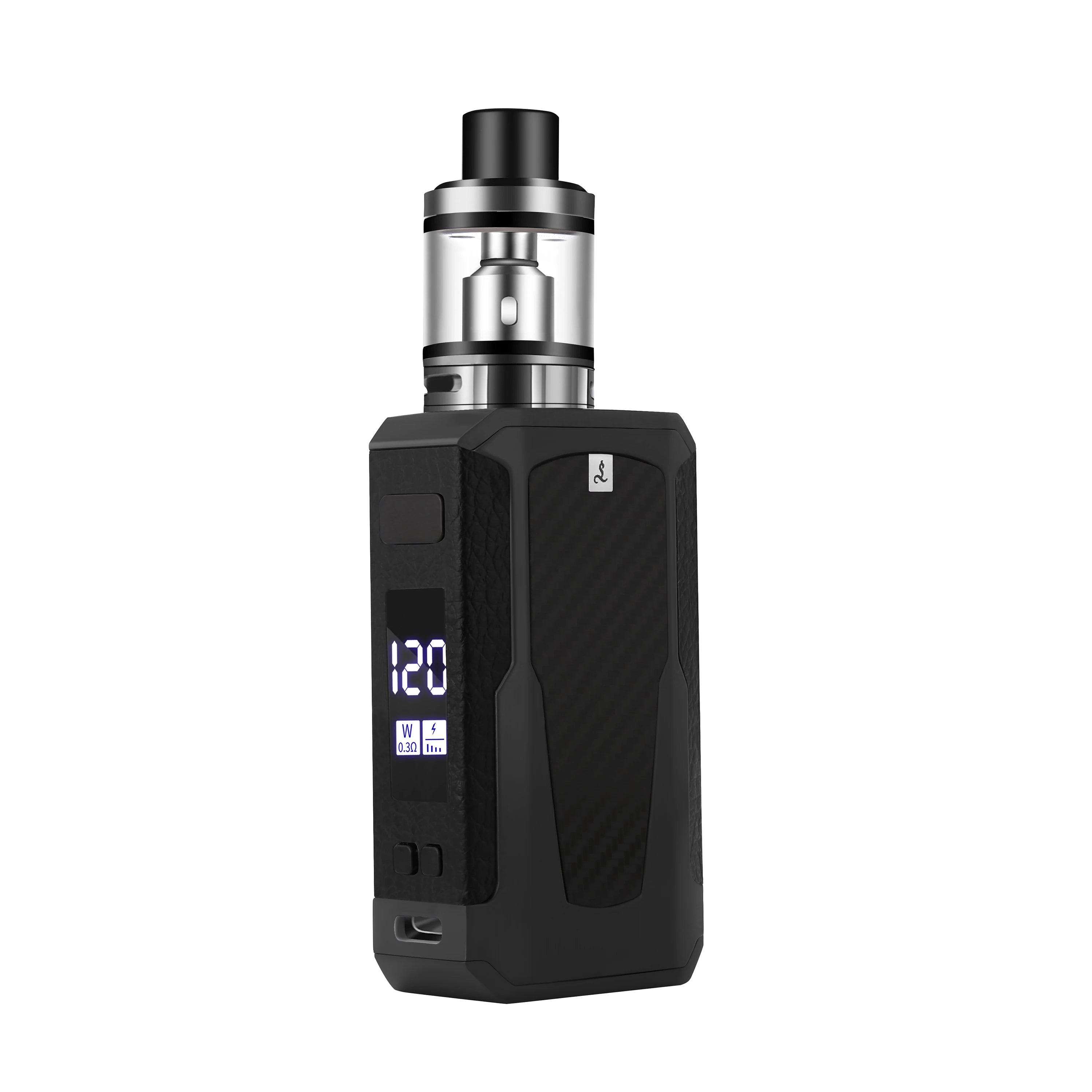 Sigarette elettroniche Vape Pen Smoke 120W Box Mod Kit 1800mah 2.5ml Atomizzatore Schermo OLED Sigaretta elettronica Vaporizzatore Vaper Shisha Ecig