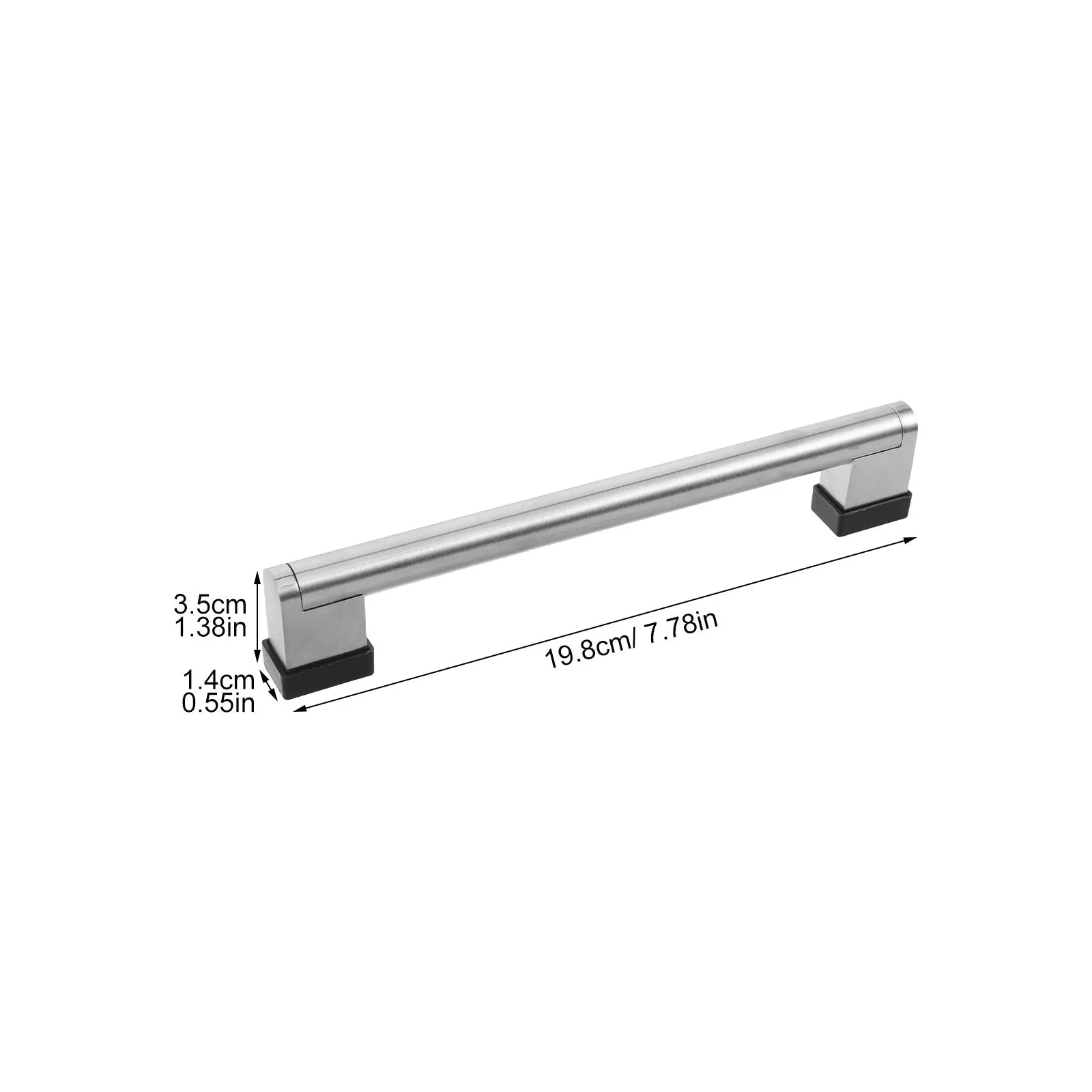 Freezer Door Handle Stainless Steel Heavy Duty Pull Bar Sliding Display Cabinet Fridge Refrigerator Wine Cooler Fits 160Mm Hole