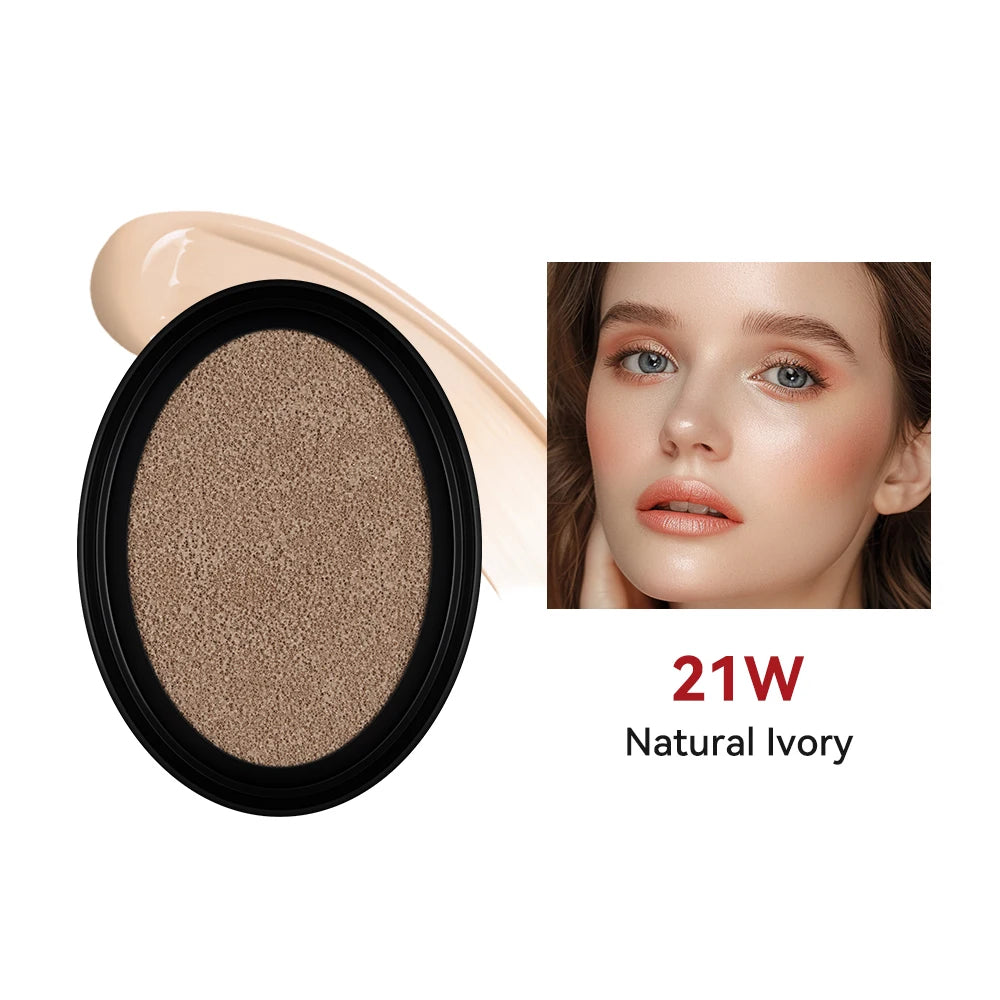 Ricarica per fondotinta con cuscino impermeabile Fondotinta ad alta copertura a lunga durata Trucco coreano Fondotinta CC Cream Tone Up Cream