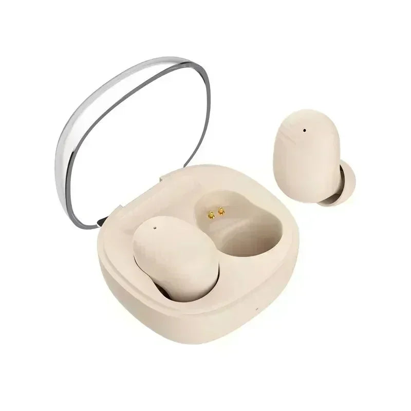 Auricolari Bluetooth TWS, cuffie wireless con cancellazione del rumore e microfono, compatibili con smartphone.