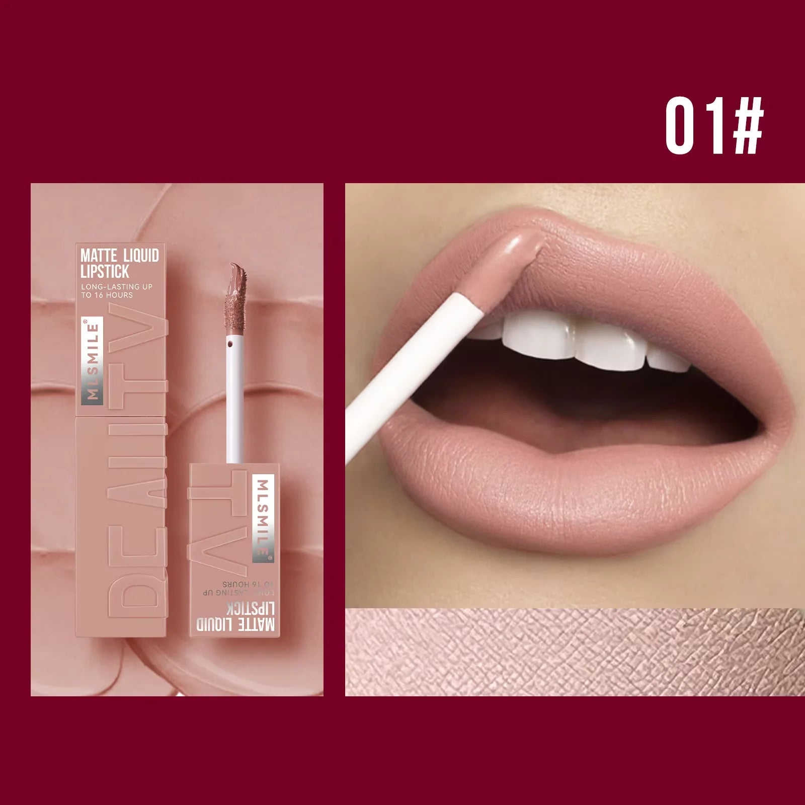 6 colori di rossetto liquido velluto a lunga durata con texture opaca Tazza antiaderente impermeabile Prodotti professionali per il trucco delle labbra