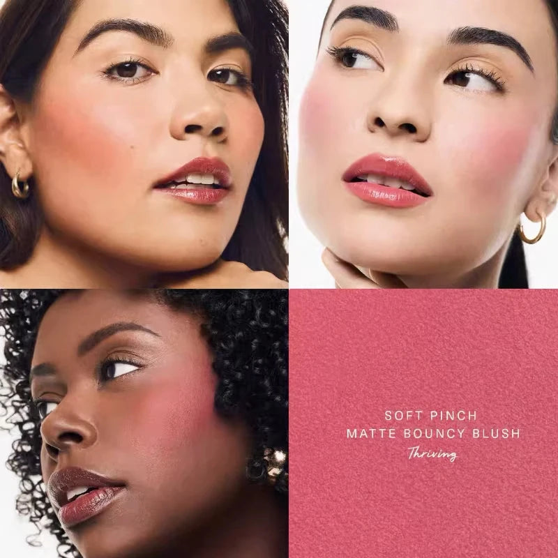 Set di blush Rare Beauty: Blush liquido effetto purè di patate, Blush in polvere che esalta il colore della pelle, con texture fine, facile da applicare e sfumare.