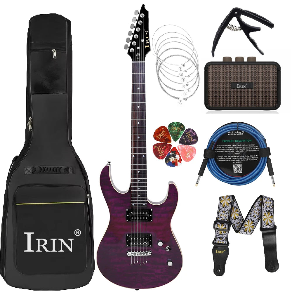 IRIN 6 corde viola chitarra elettrica tecnologia tastiera in legno Outlook elegante suono melodioso per chitarra principiante miglior regalo