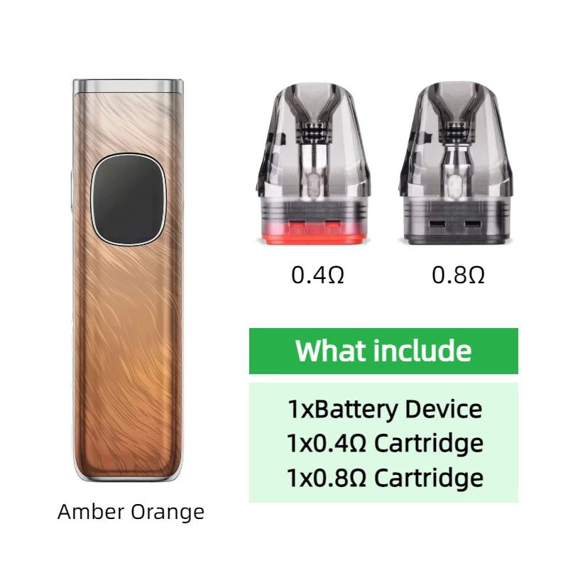 Dispositivo con Batteria per OXVA Xlim Pro 2 1300mAh/Nexlim 1500mAh con Kit Due Cartucce per Cartucce da 0.4/0.6/0.8/1.2ohm 2/3/4ml