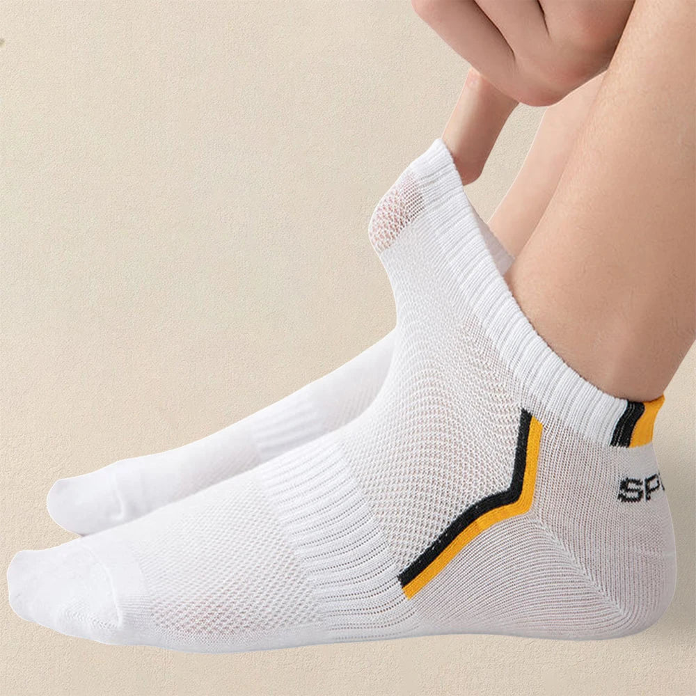 5 paia di calzini estivi da uomo alla moda alla moda semplici versatili calzini alla caviglia da uomo comodi calzini Casual traspiranti leggeri