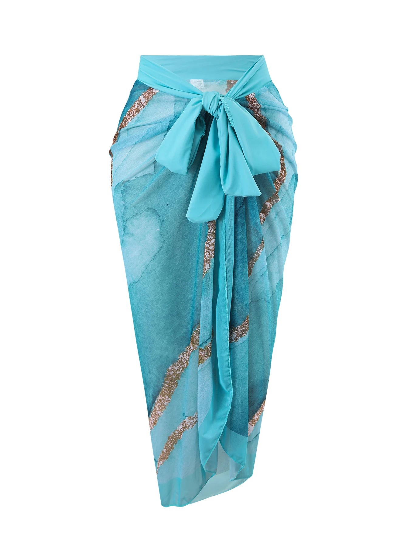 Costume da bagno bikini intero stampato digitale estivo nuovo su misura per donna Protezione solare conservatrice Gonna di garza monopezzo 2-P