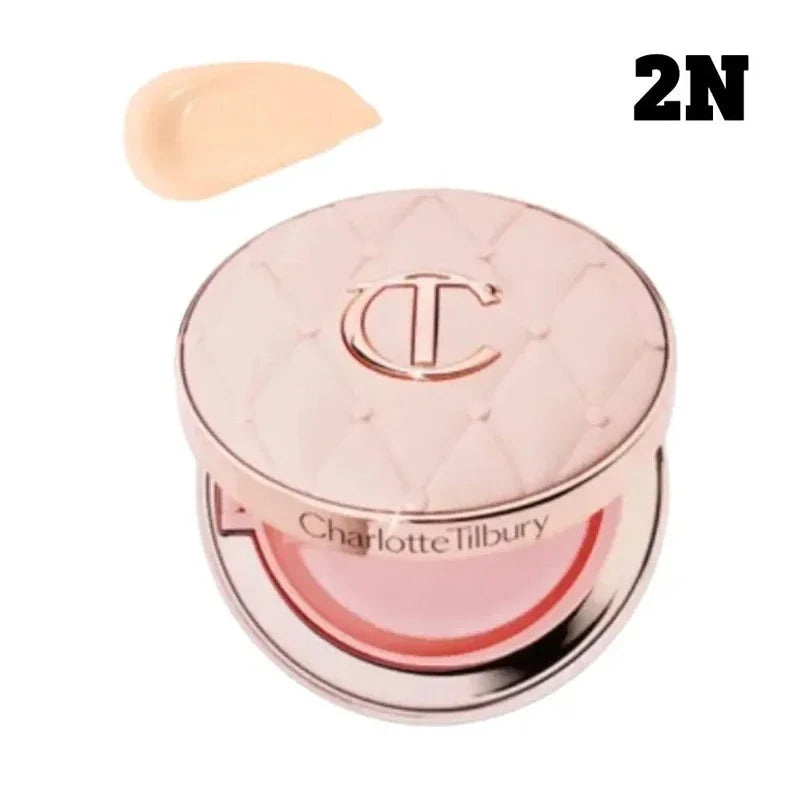CT Fondotinta Liquido Portatile Controllo Olio Effetto Luminoso, Cipria Compatta Micro-Light, Rossetto Air Cushion, Set Trucco
