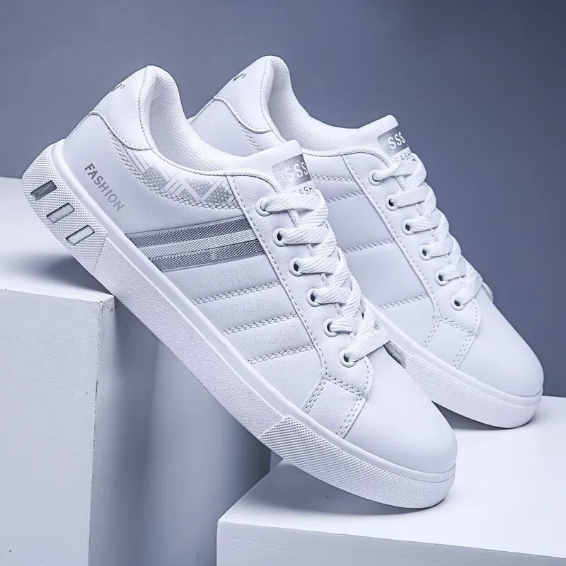 Sneakers Bianche da Uomo Nuove Traspiranti Taglie Grandi Scarpe Casual con Suola in Gomma Comode per Camminare Calzature Plus Size per Uomo Zapatos Hombre