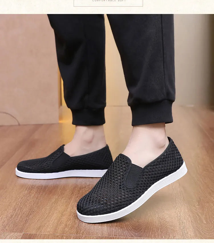 Scarpe da ginnastica casual da uomo estive in mesh traspirante leggero economiche scarpe da spedizione gratuite