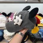 Berretto da Baseball con Orecchie da Topo Ragazze Cartoon Anime Stile Y2K
