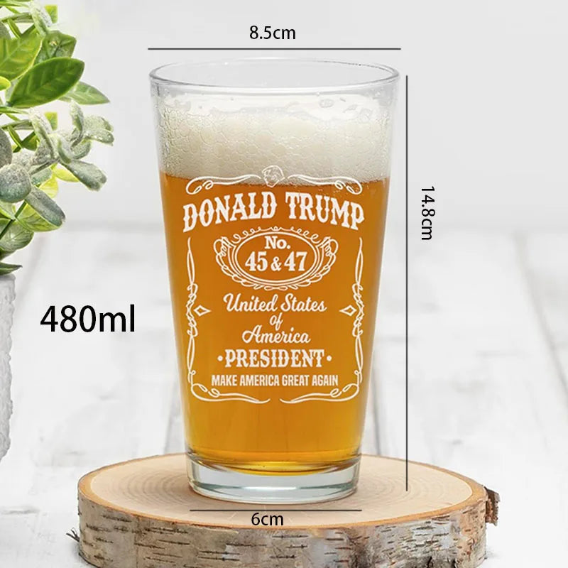 Bicchieri da birra 480ml Bicchieri da acqua per succhi di frutta Bicchieri Design per bevande fredde Feste in casa Miscelazione vetreria Regalo