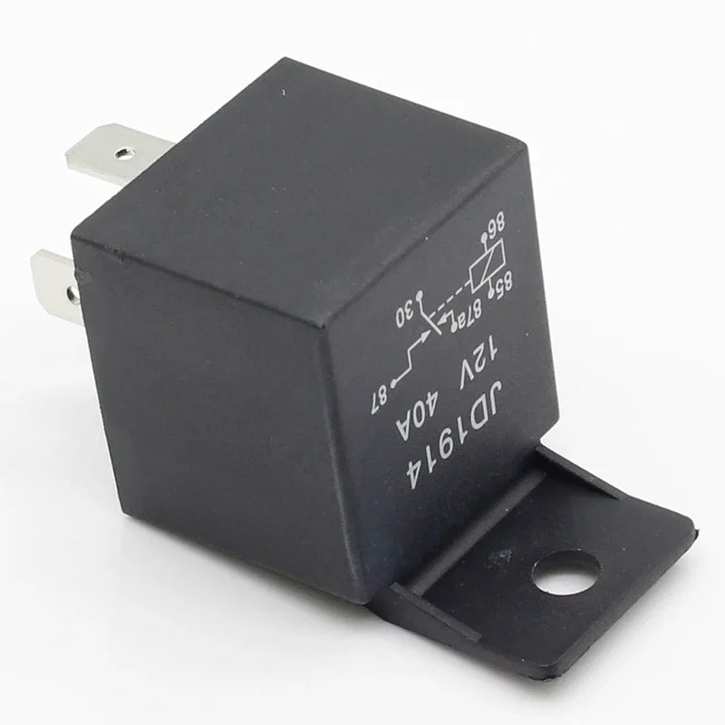 Relè per auto impermeabile a 5 pin 40A Relè automobilistici a lunga durata Mayitr Relè DC 12V/24V normalmente aperto per condizionatore d'aria con luce frontale