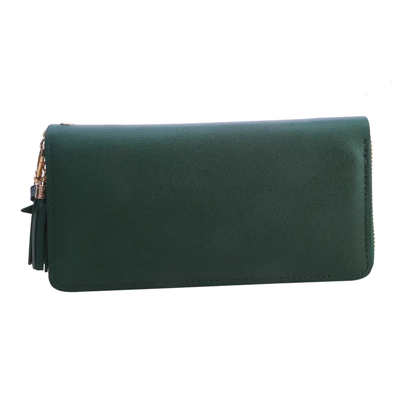 Portafogli lunghi da donna Portafogli di lusso con cuore d'amore per porta carte da tasca per soldi da donna Portafogli femminili Pochette per telefono