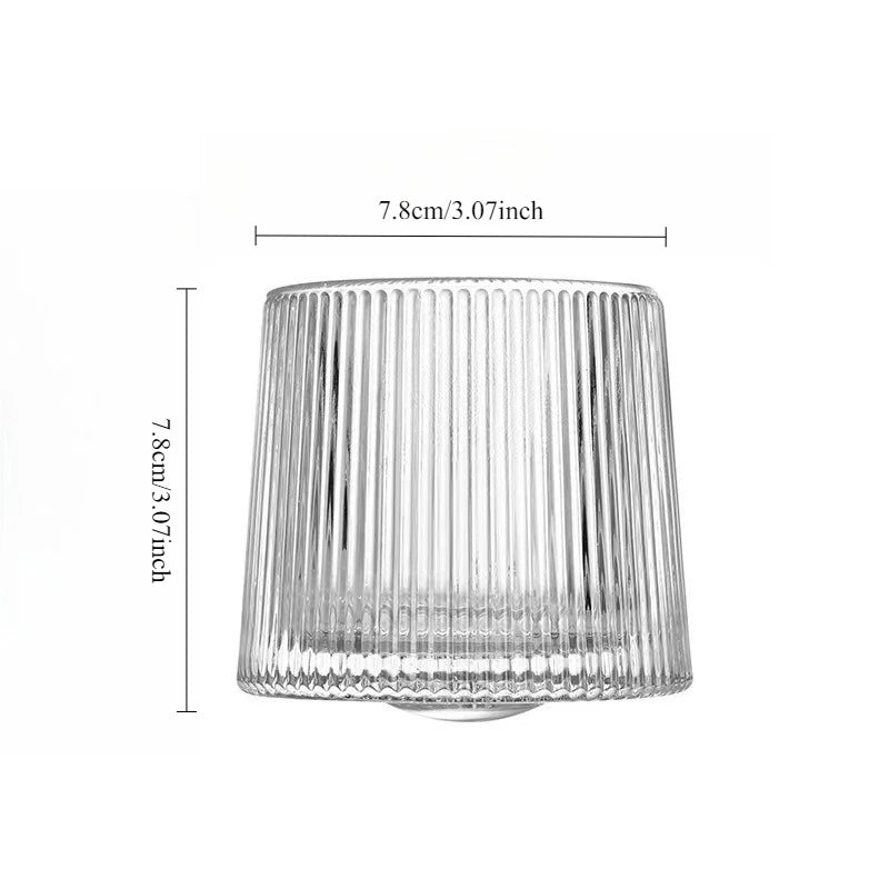 Bicchiere da whisky creativo girevole, bicchiere da birra per la casa, bicchiere da vino a strisce personalizzato anti-ribaltamento, bicchieri da whisky