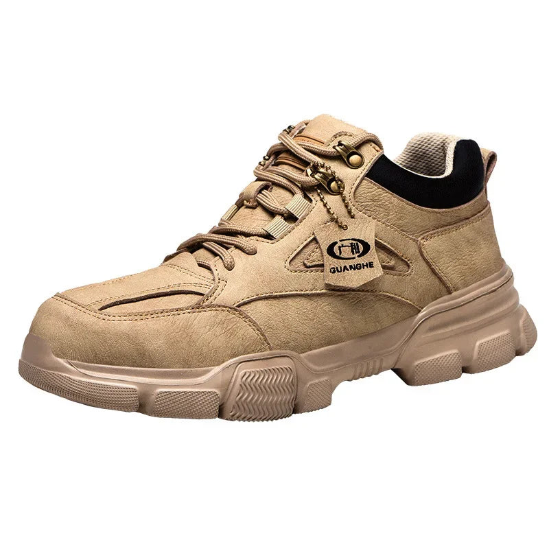 Sneakers da lavoro scarpe con punta in acciaio scarpe antinfortunistiche da uomo scarpe da lavoro antiforatura stivali moda indistruttibile calzature sicurezza