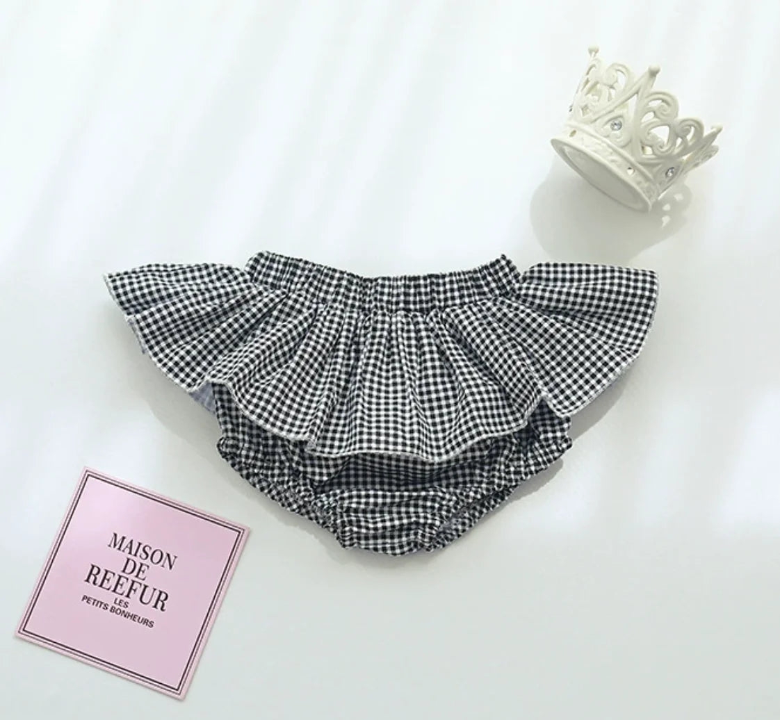 Pantaloncini con gonna tutù floreale per neonata infantile Pantaloncini estivi con elastico in vita per bambini con fiori per pantaloncini casual Vestiti per bambini