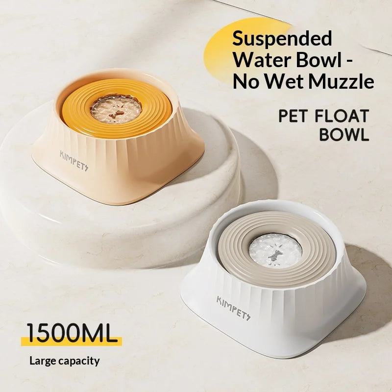 Dog slow feeder bowl, elevated dog bowl, spill-proof pet bowl, anti-spill bowl, small to medium dog food bowl, cat bowl
