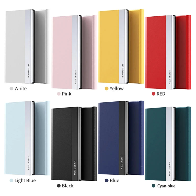 Custodia a libro in pelle di lusso per Samsung Galaxy S26 S25 S24 S23 S22 S21 S20 Ultra Plus Edge S23 S21 S24 FE Note 20 Ultra con funzione stand