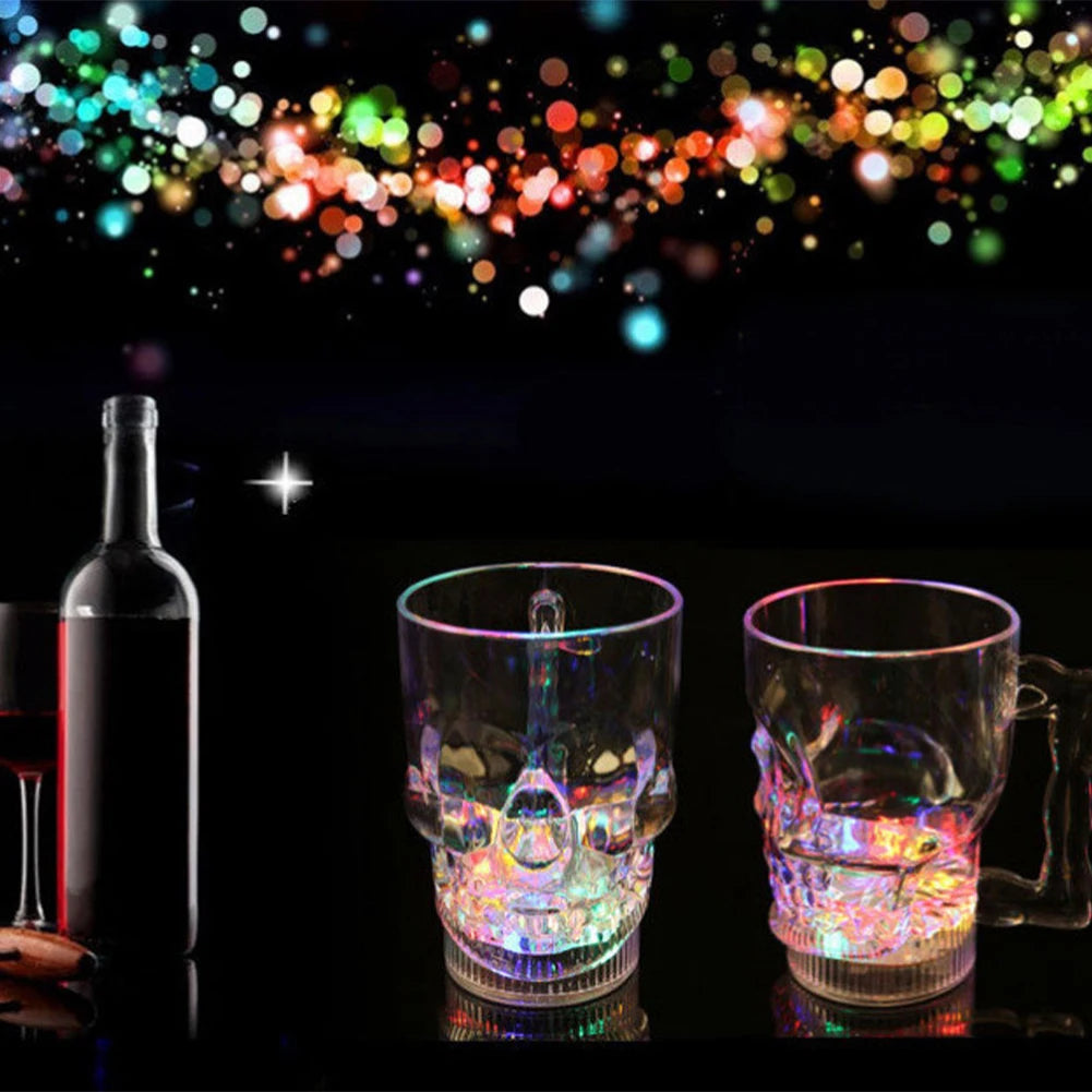 Nuova tazza lampeggiante vino birra Whisky tazza acqua bevanda bicchiere LED automatico incandescente tazza partito forniture Decorative